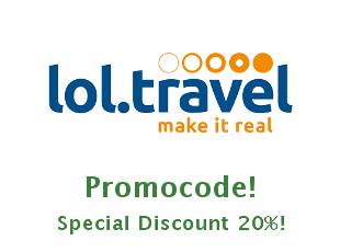 Save 20% with LOL Travel Discounts