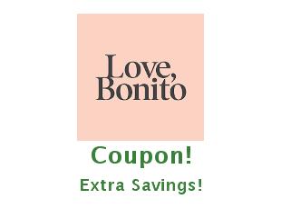 Coupons Love Bonito up to 25% off