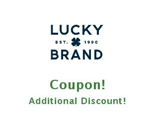 Discounts Lucky Brand up to 65% OFF