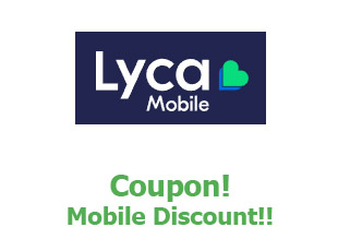 Promotional offers Lycamobile up to 30% off