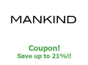 Promotional code Mankind save up to 50%