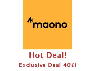 Save 40% on Maono Audio Products