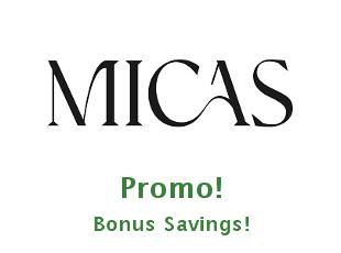 Coupons Micas up to 80% off