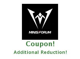 Discount coupon Minisforum save up to 10%