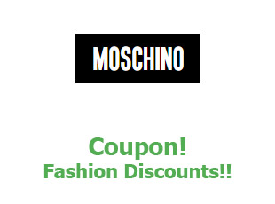 Promotional offers MOSCHINO up to 30% off