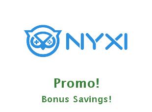 Promotional offers and codes NYXI up to 20% off