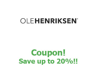 Discount coupon Ole Henriksen up to 20% off