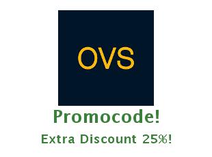 Discounts and Promotions of up to 25% at OVS Fashion.