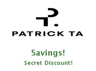 Coupons Patrick Ta save up to 15%