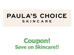 Coupons Paulas Choice up to 25% off