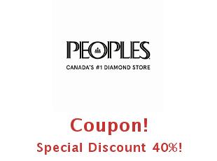 Save 40% at Peoples Jewellers Online