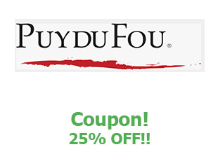 Promotional coupons Puy du Fou up to 25% off