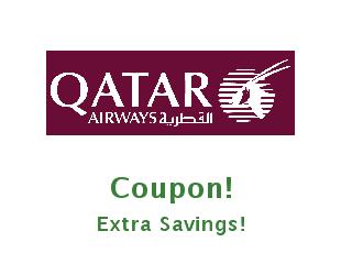 Discount code 40% off Qatar Airways