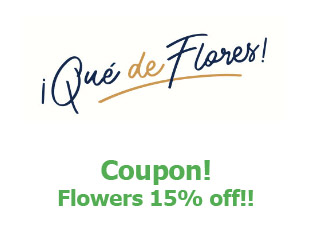 Promotional code Quedeflores 10% OFF