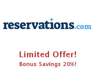 Save 20% with Reservations.com Discounts & Deals
