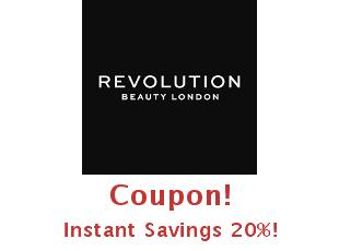 Save 20% on Revolution Beauty Products