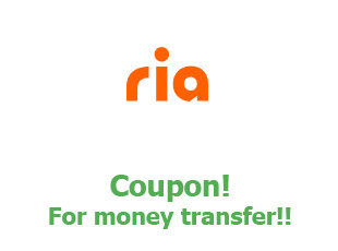 Promotional codes RIA Money Transfer 10$ off