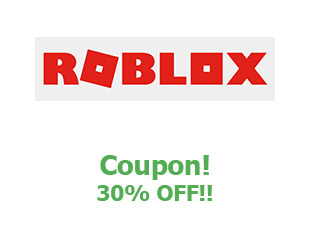 Promotional codes ROBLOX save up to 30%