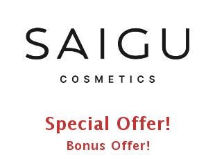 Promotional offers and codes Saigu Cosmetics
