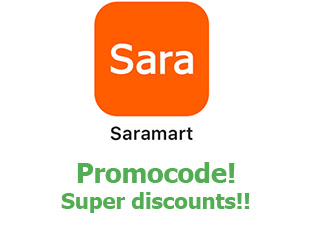 Promotional codes SaraMart up to 25% off