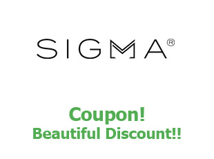 Promotional codes Sigma Beauty up to 40% off