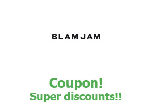 Promotional offers Slam Jam save up to 30%
