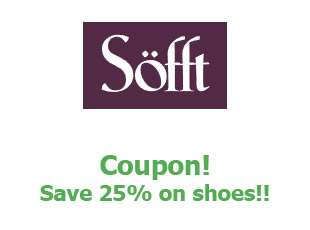 Discount coupon Sofft Shoe save up to 40%