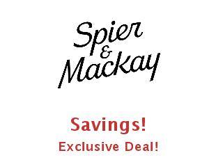 Promotional code Spier and Mackay
