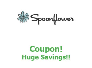 Promotional offers Spoonflower save up to 25%