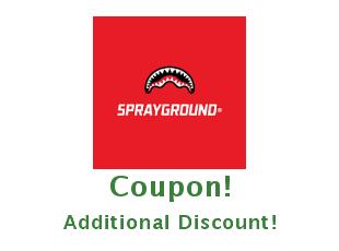 Discount coupon Sprayground Save Big on Sprayground - Up to 20% Off Bags