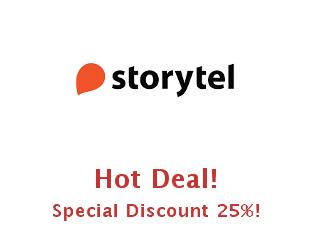 Save 25% on Storytel with Exclusive Discounts