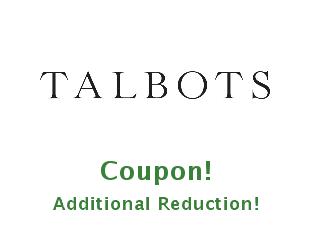 Discount coupon Talbots 40% off