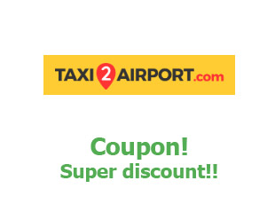 Promotional codes and coupons Taxi 2 Airport save up to 35%