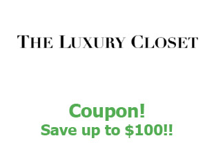 Coupons The Luxury Closet 100$ off