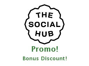 Promotional codes The Social Hub up to 30% off