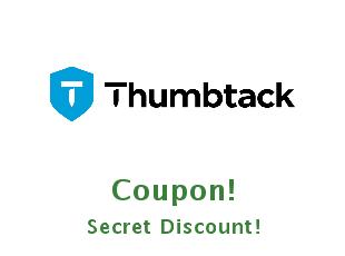 Promotional codes Thumbtack up to 20% off