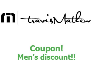 Promotional codes Travis Mathew up to -30%