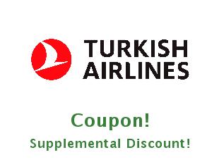 Promotional codes Turkish Airlines save up to 25%