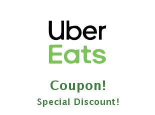 Promotional offers Uber EATS save up to 60%