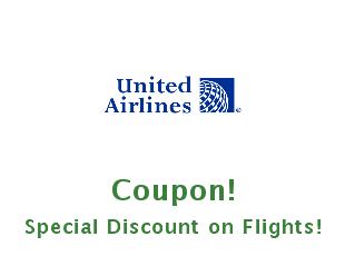 Discount coupon United Airlines save up to 70%