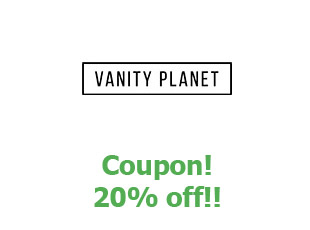 Promotional offers and codes Vanity Planet 20%