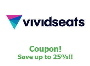 Coupons Vivid Seats save up to 25%
