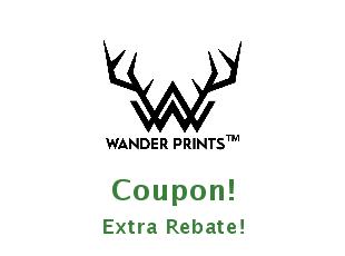 Coupons Wander Prints save up to 25%