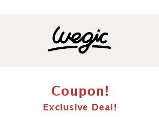 Promotional offers and codes Wegic