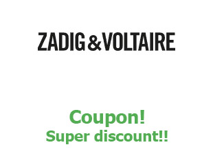 Coupons Zadig and Voltaire up to -40%