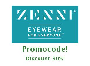 Save 30% on Glasses with Zenni Optical Discounts