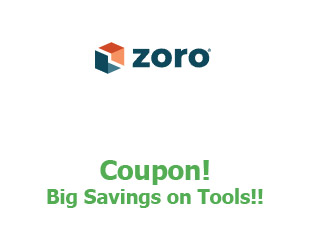 Promotional codes Zoro save up to 25%