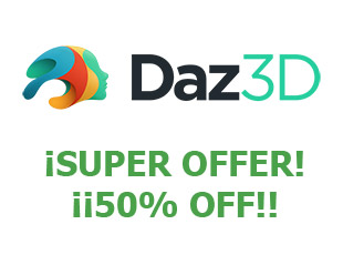 Discount coupon DAZ 3D