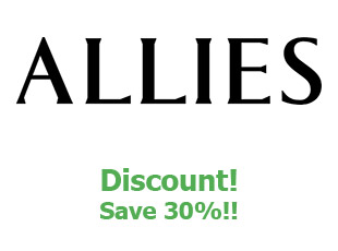 Discount coupon Allies of Skin up to 30% OFF
