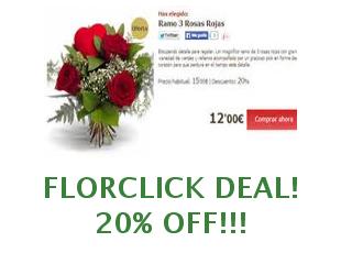 Discounts Florclick 3 euros off